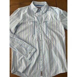 PATAGONIA 🏔 - Mens long sleeve blue shirt - size S